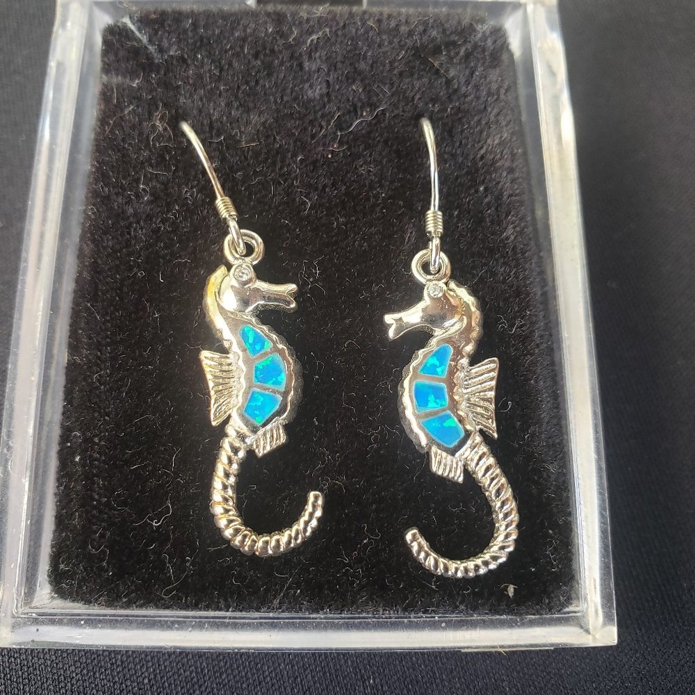 Sea Horse with Opel Inlays